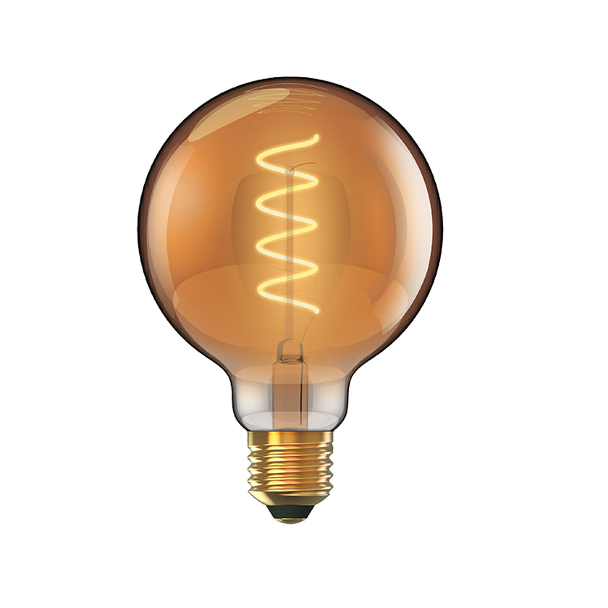 703162053  Classic Deco LED Globe 95mm/S E27 Dimmable 5W 1800K 280lm